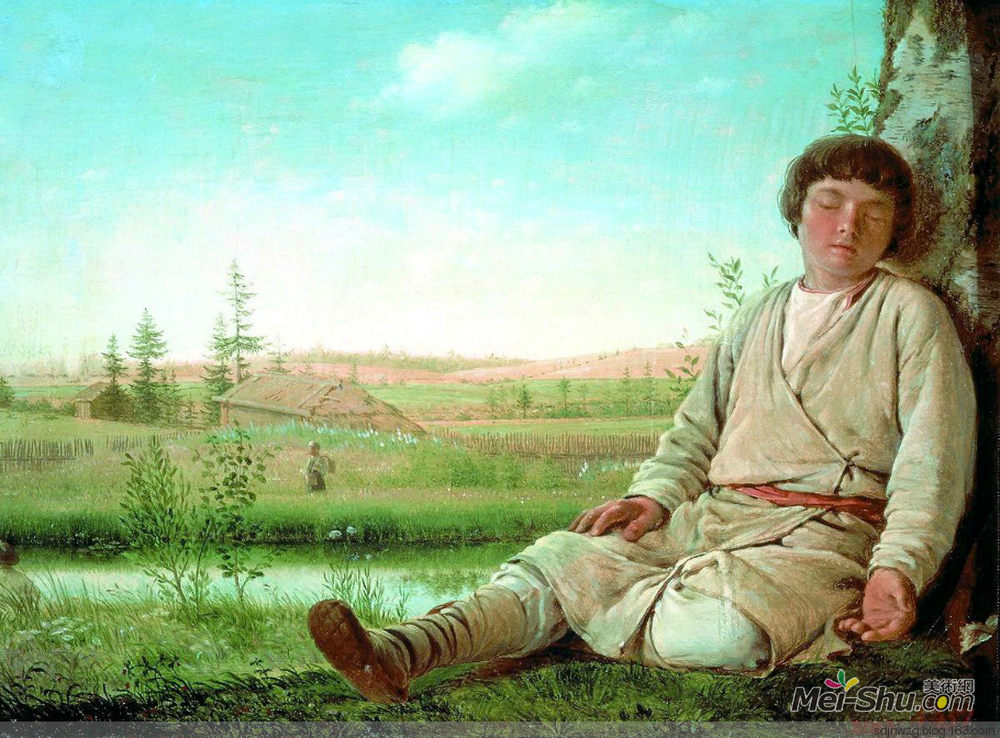  阿列克谢·维聂茨昂诺夫 Alexey Venetsianov 高清作品欣赏
