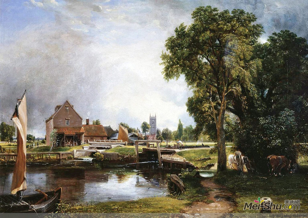 约翰·康斯太勃尔 John Constable 高清作品欣赏_美术综合_美术网-Mei-shu.com