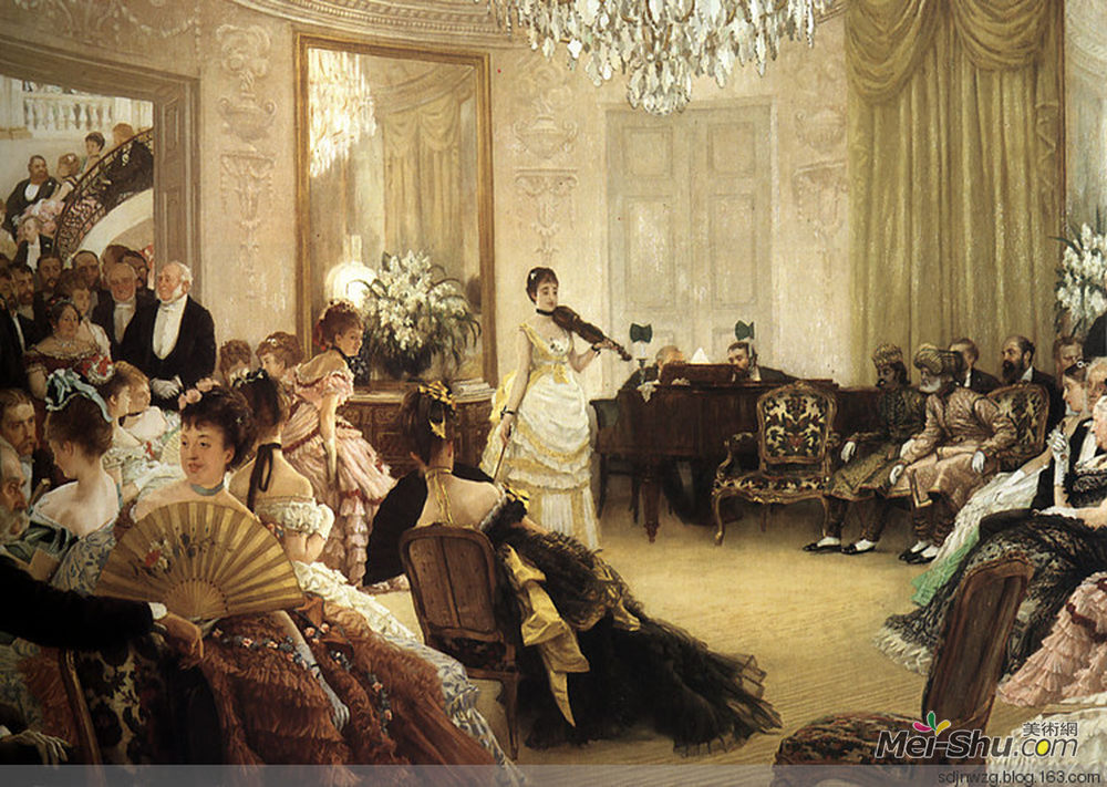  雅姆·蒂索 James Jacques Joseph Tissot 1836--190高清作品欣赏