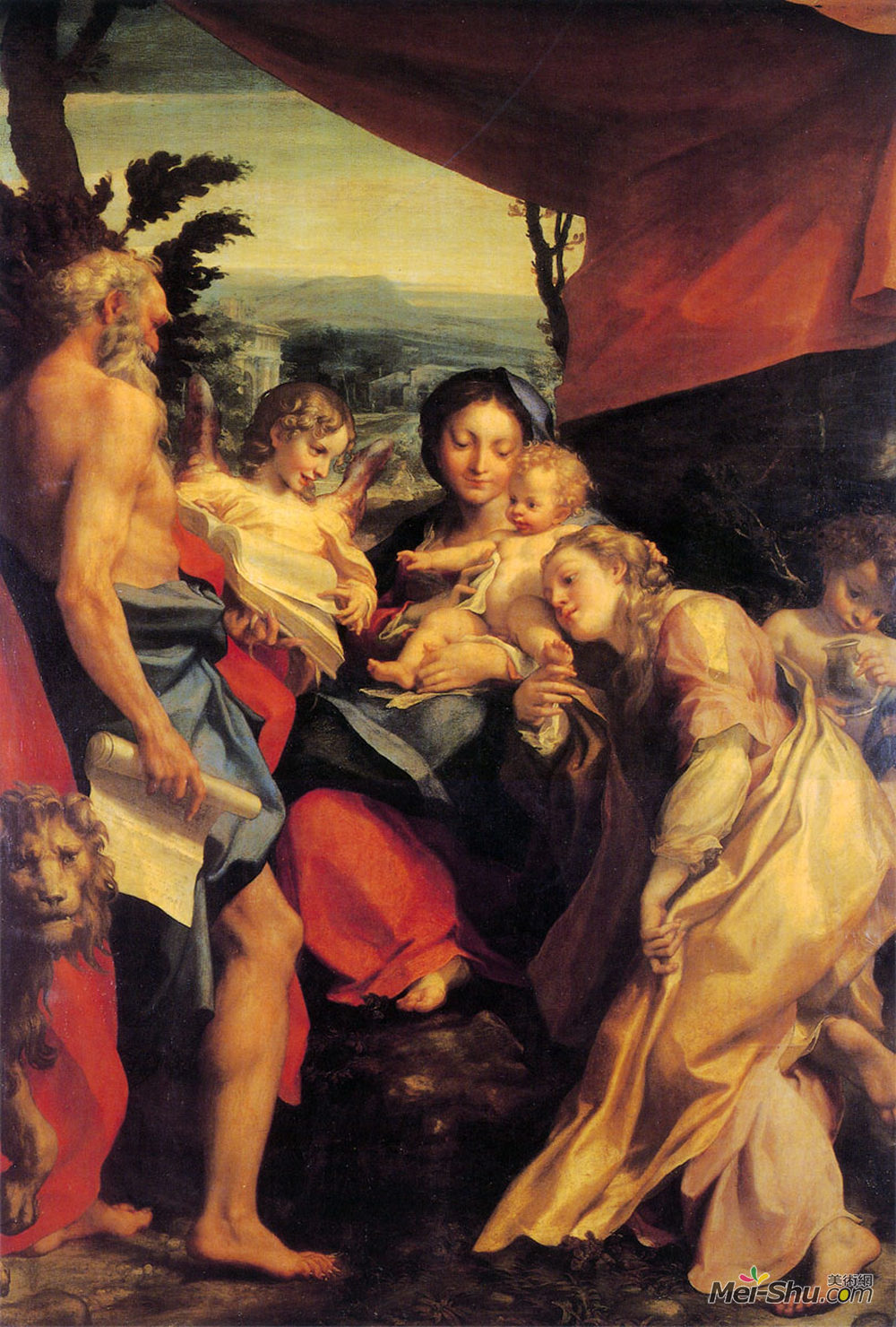  安东尼奥·柯勒乔 Correggio 1489-153高清作品欣赏