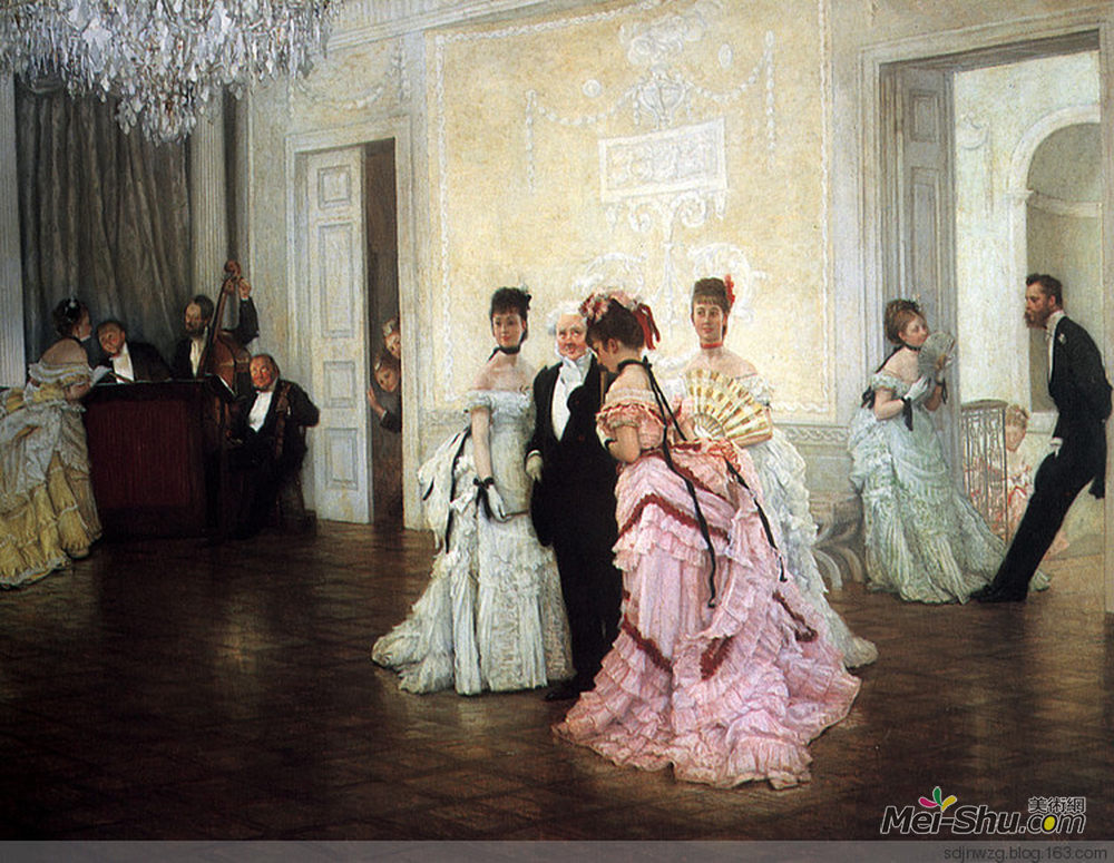  雅姆·蒂索 James Jacques Joseph Tissot 1836--190高清作品欣赏