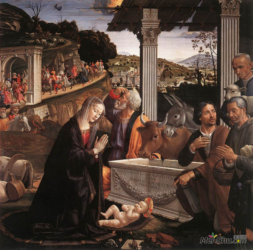  多梅尼科·基兰达约 Domenico Ghirlandaio 高清作品欣赏