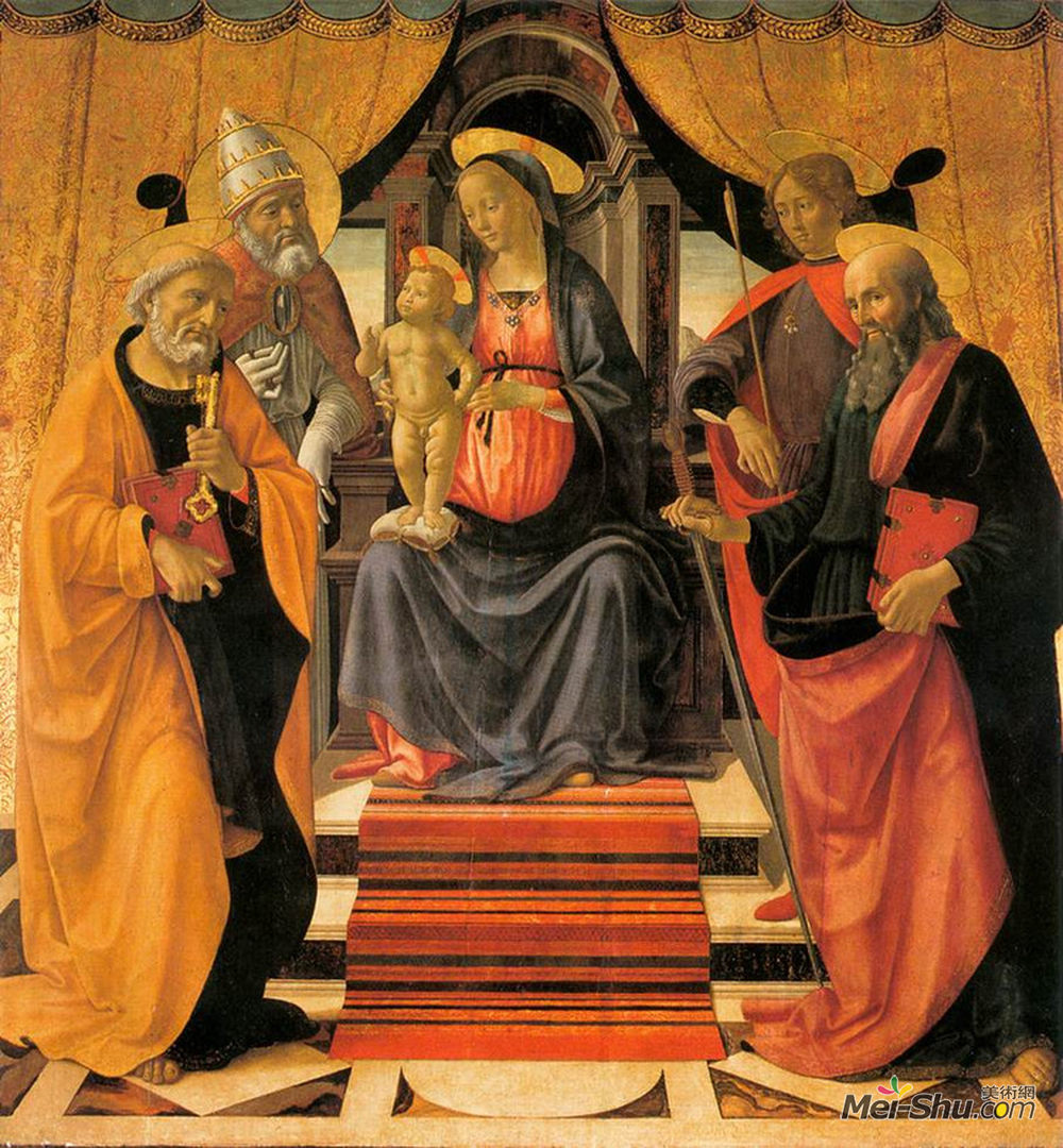  多梅尼科·基兰达约 Domenico Ghirlandaio 高清作品欣赏