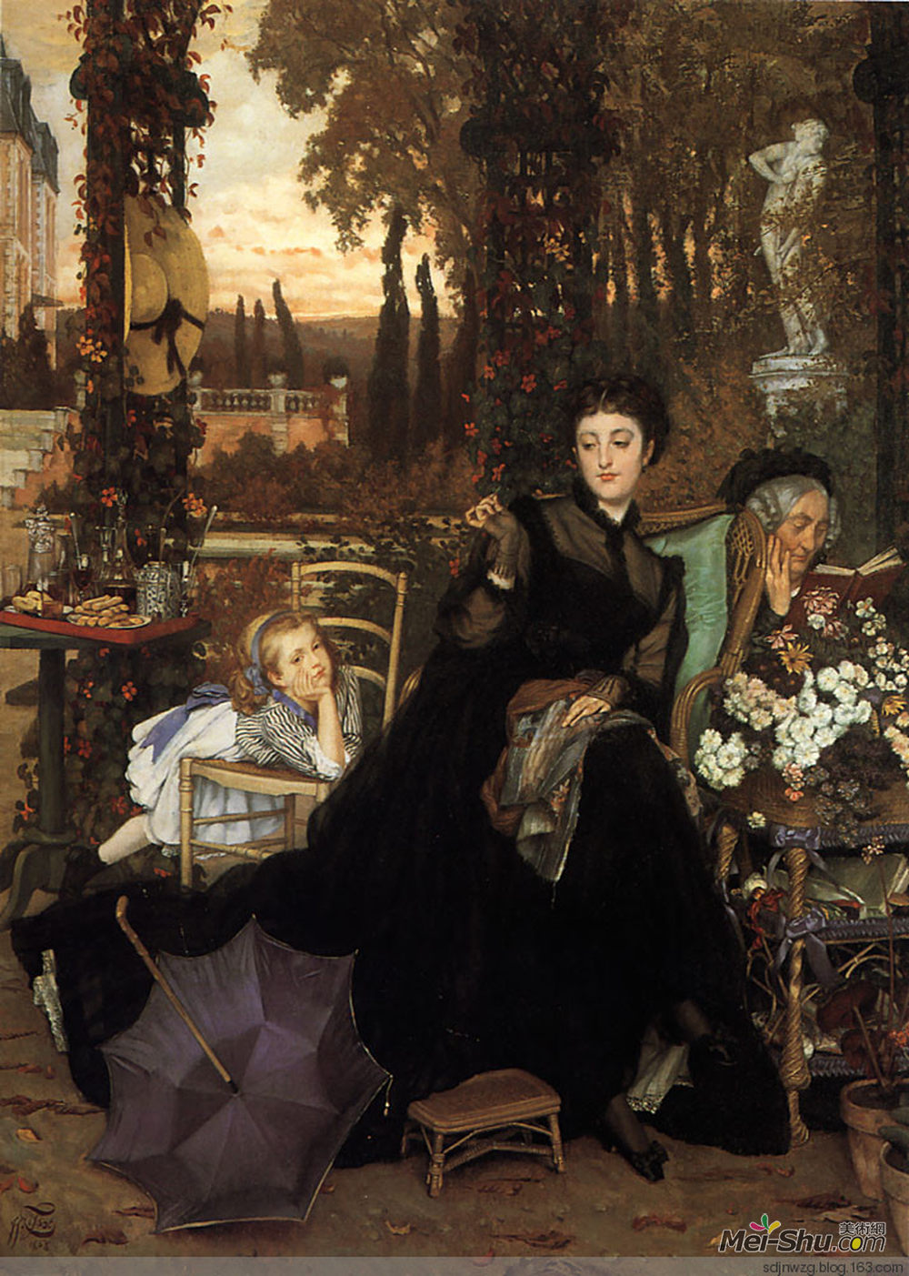  雅姆·蒂索 James Jacques Joseph Tissot 1836--190高清作品欣赏