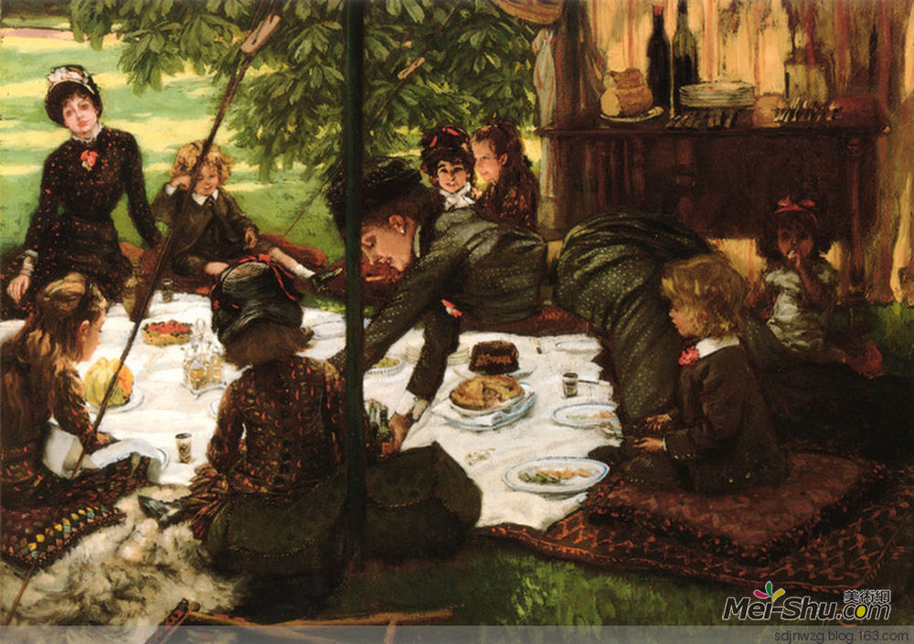  雅姆·蒂索 James Jacques Joseph Tissot 1836--190高清作品欣赏