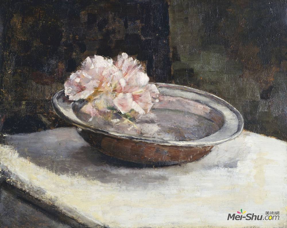 雅培·亨德森·塞耶(Abbott Handerson Thayer)高清作品《杜鹃的静物》