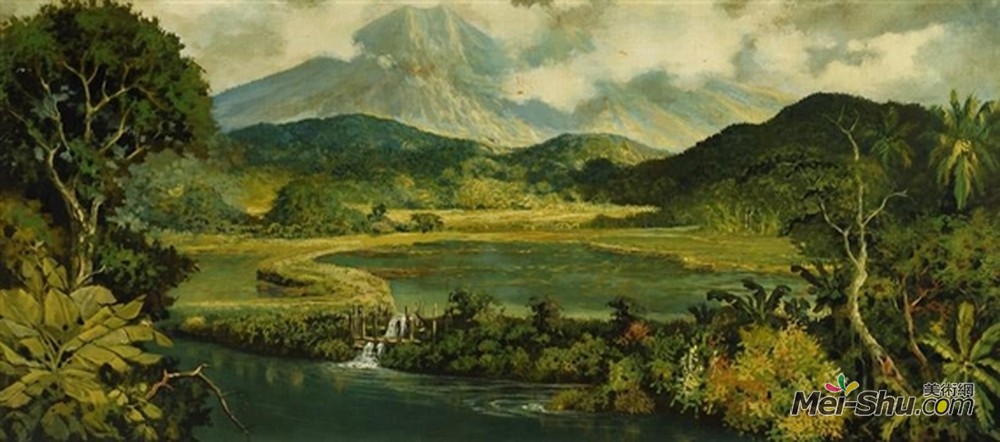 阿卜杜拉-苏鲁布鲁托(Abdullah Suriosubroto)高清作品《印度尼西亚风景》