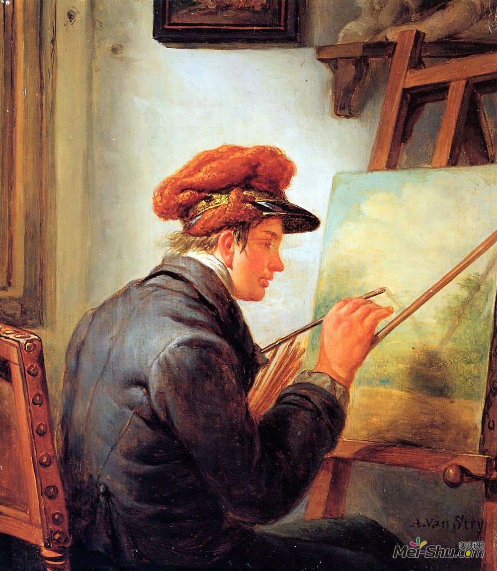 亚伯拉罕范斯特里(Abraham van Strij)高清作品《艺术家的儿子》