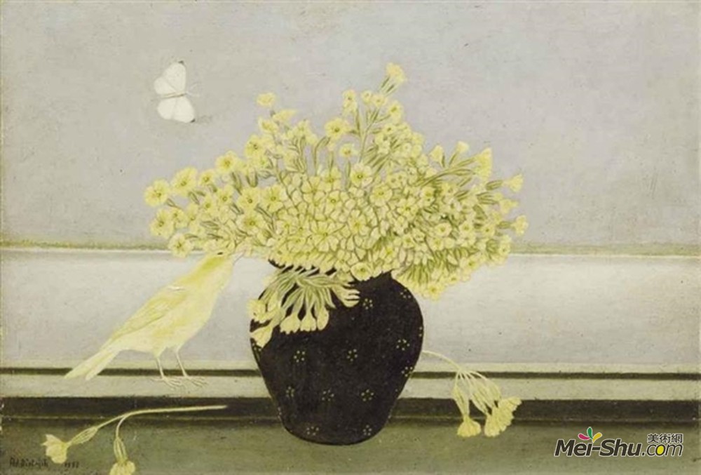 阿道夫迪特里希(Adolf Dietrich)高清作品《Schl&üsselblumen》