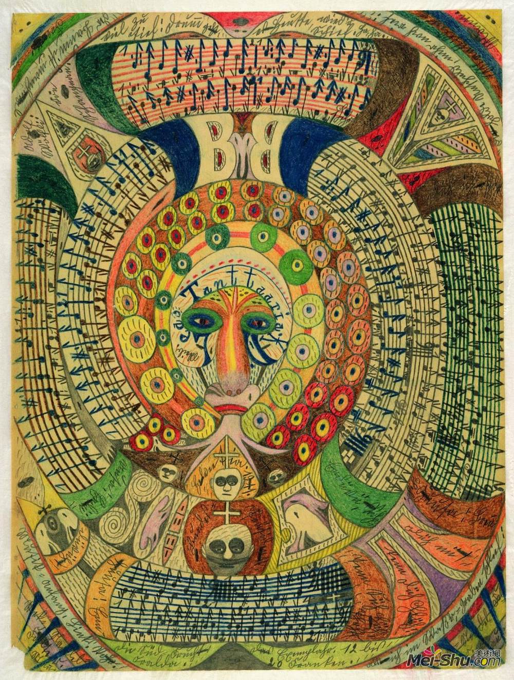 阿道夫·禾尔菲(Adolf Wölfli)高清作品《利塔塔利亚》