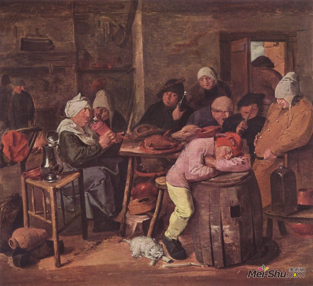 阿德里安·布鲁维尔(Adriaen Brouwer)高清作品《骗局》