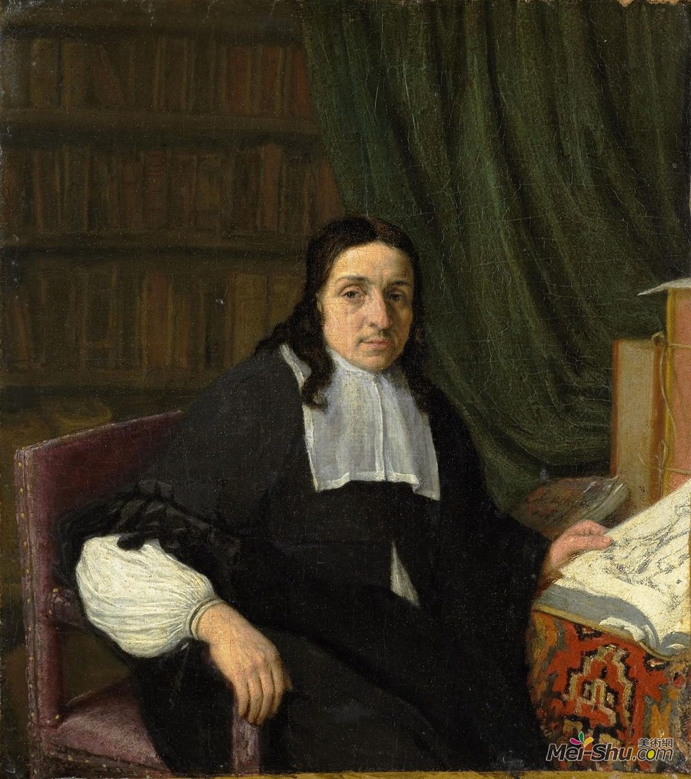 阿德里安·范·奥斯塔德(Adriaen van Ostade)高清作品《学者肖像》