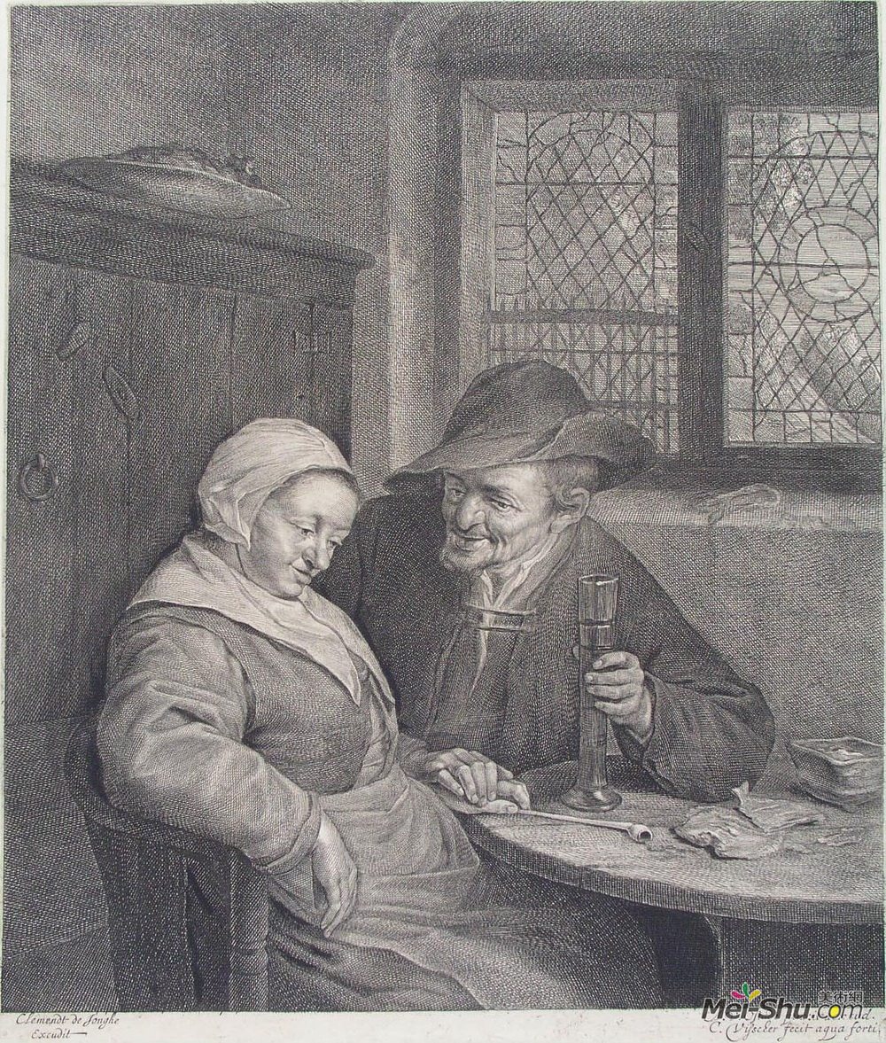阿德里安·范·奥斯塔德(Adriaen van Ostade)高清作品《呼叫》