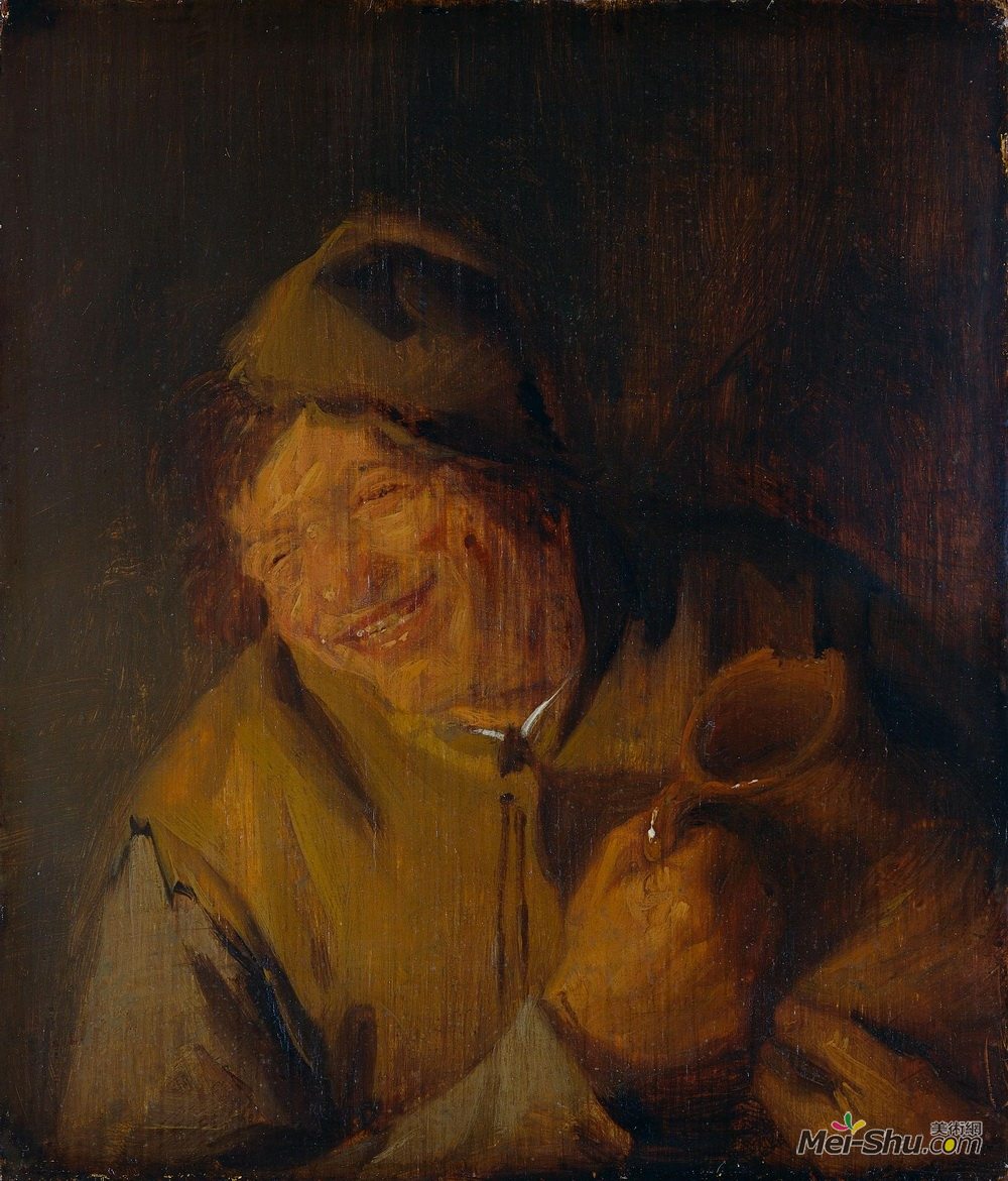 阿德里安·范·奥斯塔德(Adriaen van Ostade)高清作品《快乐农民》