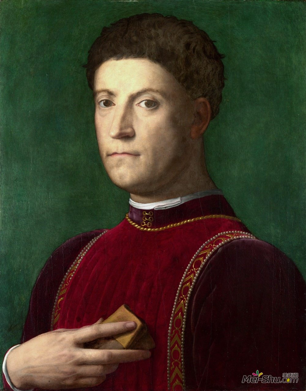 阿尼奥洛·布伦齐诺(Agnolo Bronzino)高清作品《Piero de Medici il Gottoso》