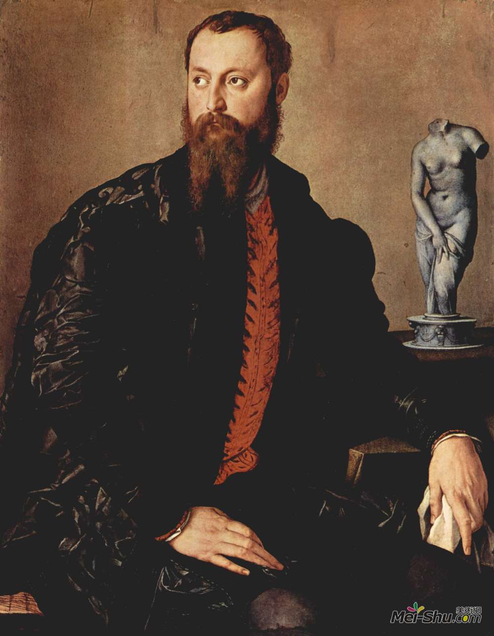 阿尼奥洛·布伦齐诺(Agnolo Bronzino)高清作品《绅士肖像》