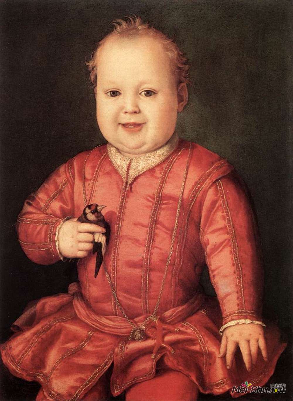 阿尼奥洛·布伦齐诺(Agnolo Bronzino)高清作品《肖像乔瓦尼·德·美第奇》