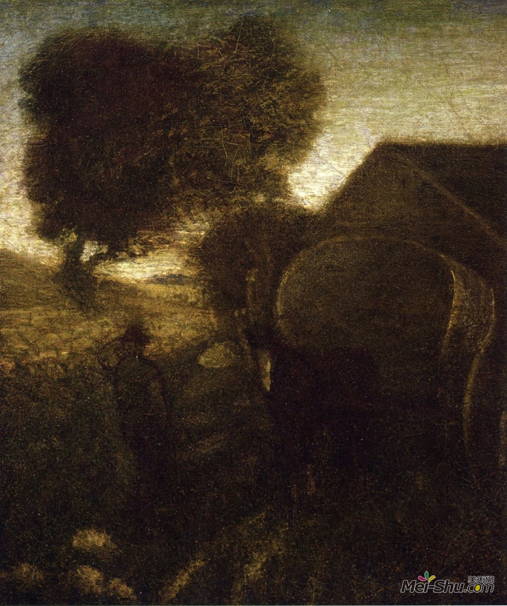 阿尔伯特·平克汉姆·赖德尔(Albert Pinkham Ryder)高清作品《农场》