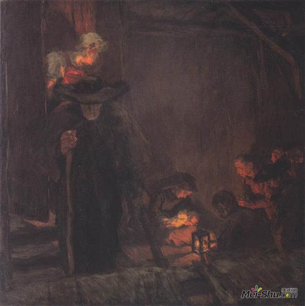 阿尔宾·艾格-利恩茨(Albin Egger-Lienz)高清作品《克里斯蒂娜》