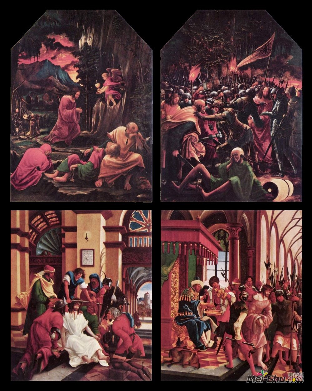 阿尔布雷希·阿尔特多费尔(Albrecht Altdorfer)高清作品《耶稣基督的激情》