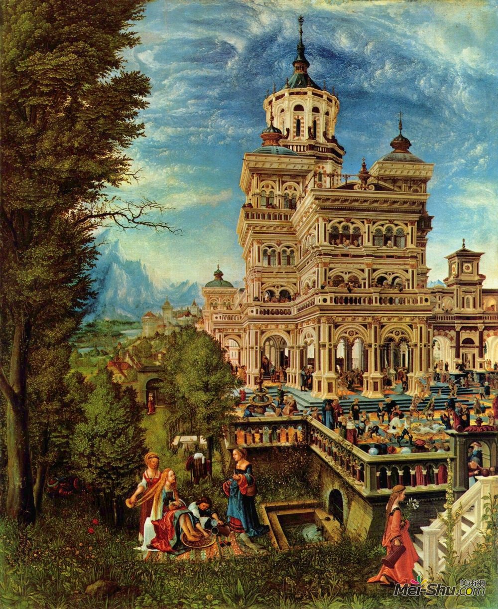 阿尔布雷希·阿尔特多费尔(Albrecht Altdorfer)高清作品《苏珊娜在浴缸里》