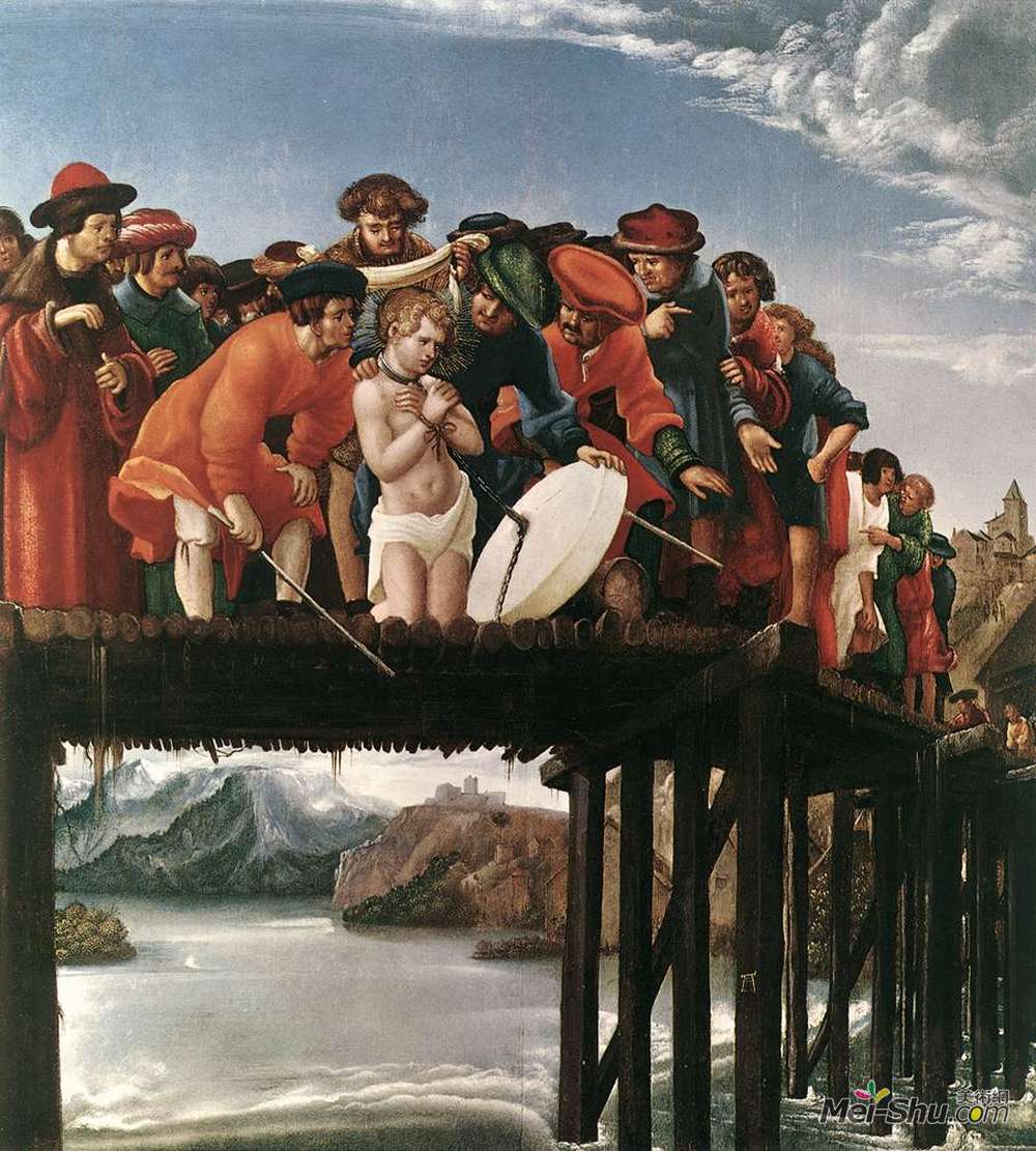 阿尔布雷希·阿尔特多费尔(Albrecht Altdorfer)高清作品《圣弗洛里安的殉难》