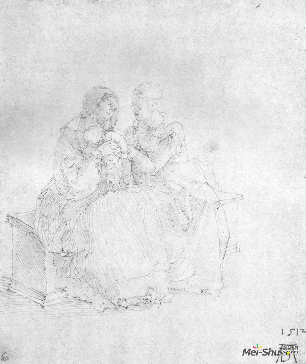阿尔布雷希特·丢勒(Albrecht Durer)高清作品《安娜·塞尔德里特》