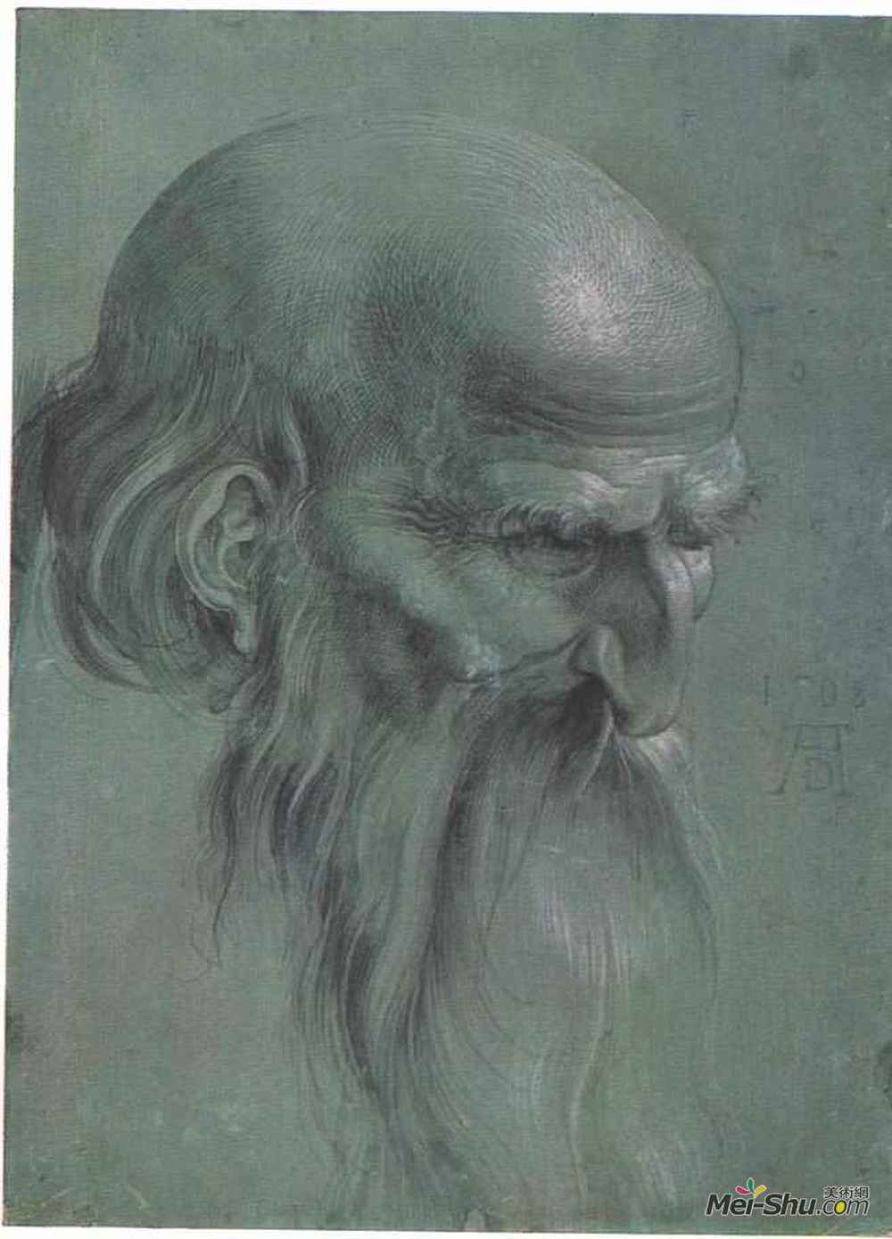 阿尔布雷希特·丢勒(Albrecht Durer)高清作品《使徒的首领》