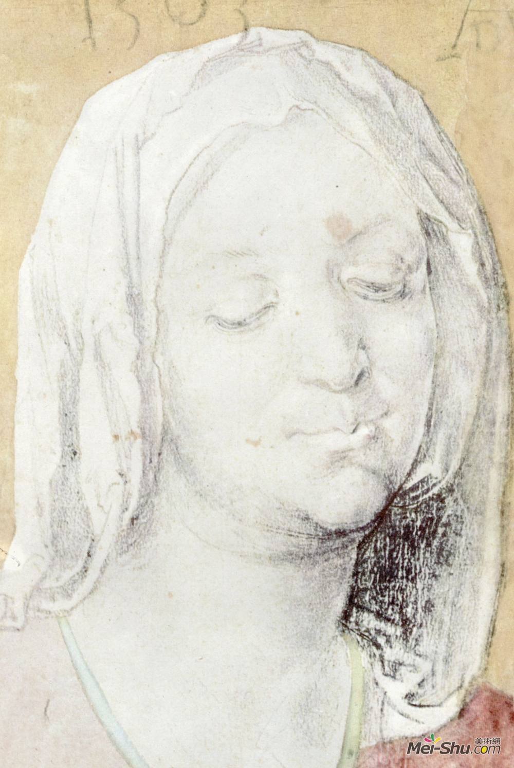 阿尔布雷希特·丢勒(Albrecht Durer)高清作品《玛丽首领》