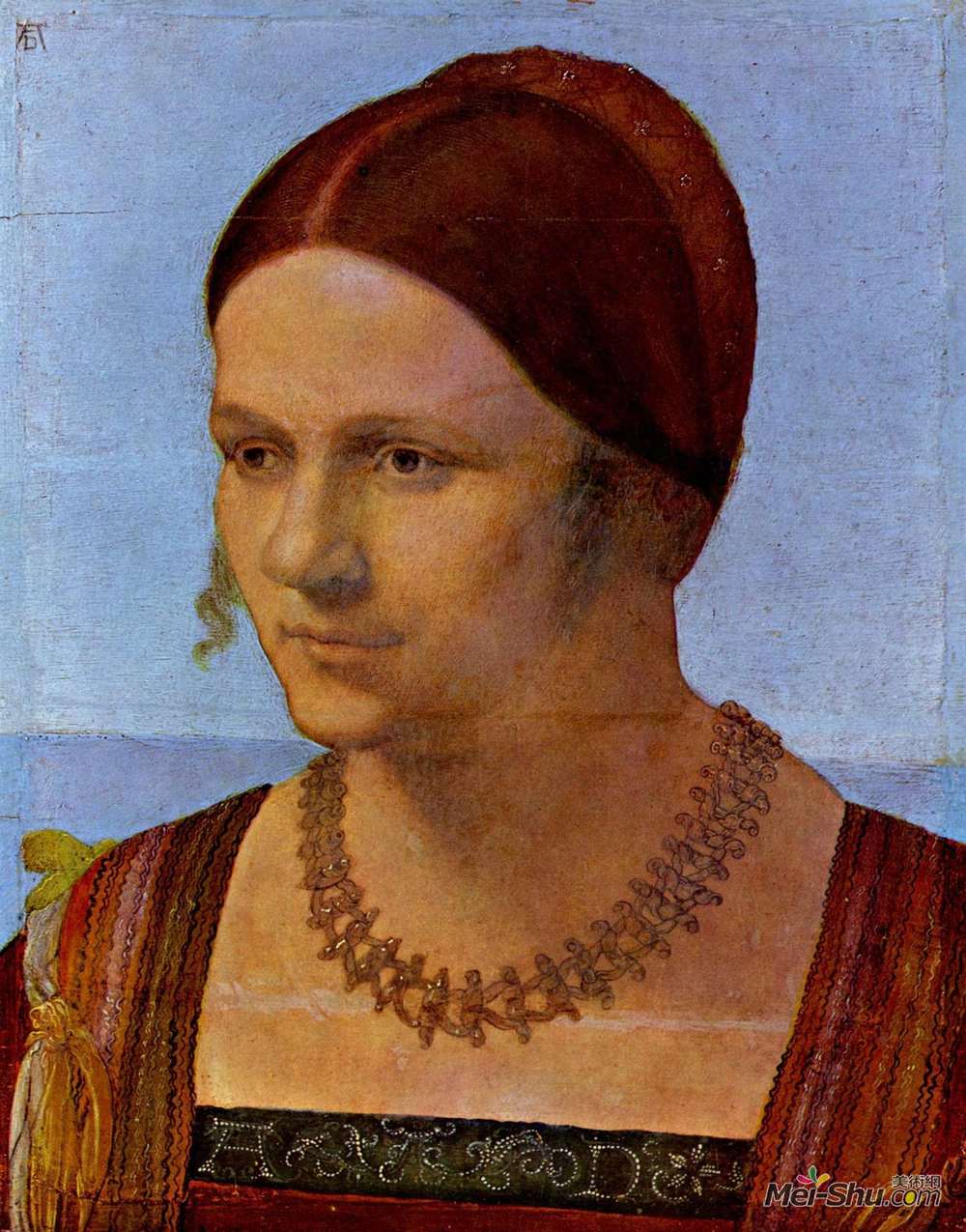 阿尔布雷希特·丢勒(Albrecht Durer)高清作品《年轻威尼斯人的肖像》