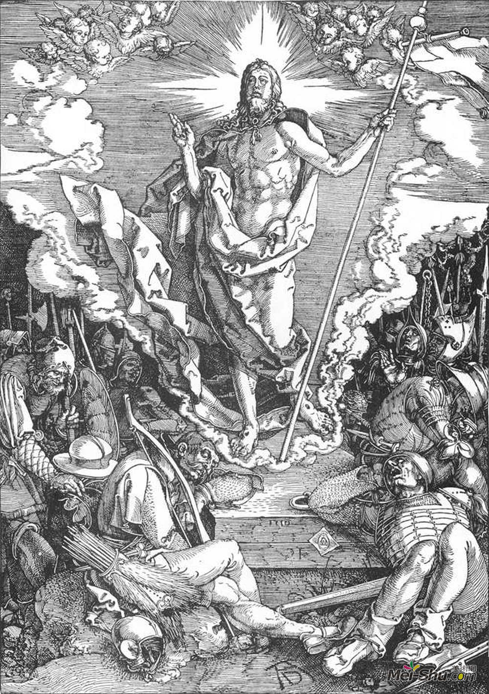 阿尔布雷希特·丢勒(Albrecht Durer)高清作品《复活》