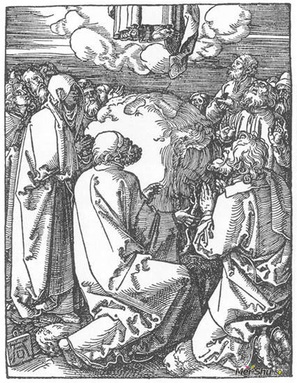 阿尔布雷希特·丢勒(Albrecht Durer)高清作品《扬升》