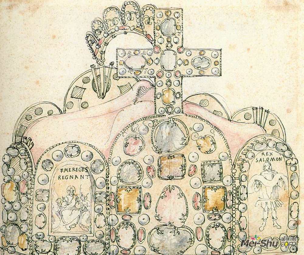 阿尔布雷希特·丢勒(Albrecht Durer)高清作品《皇冠》