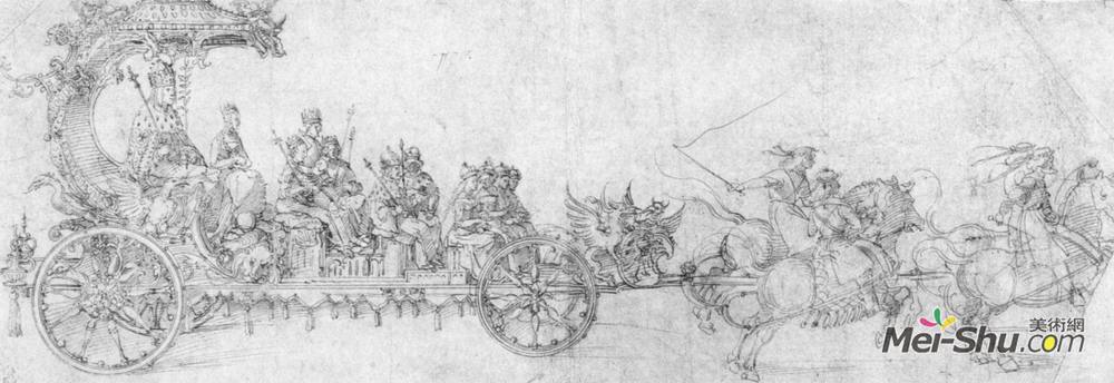 阿尔布雷希特·丢勒(Albrecht Durer)高清作品《小战车》