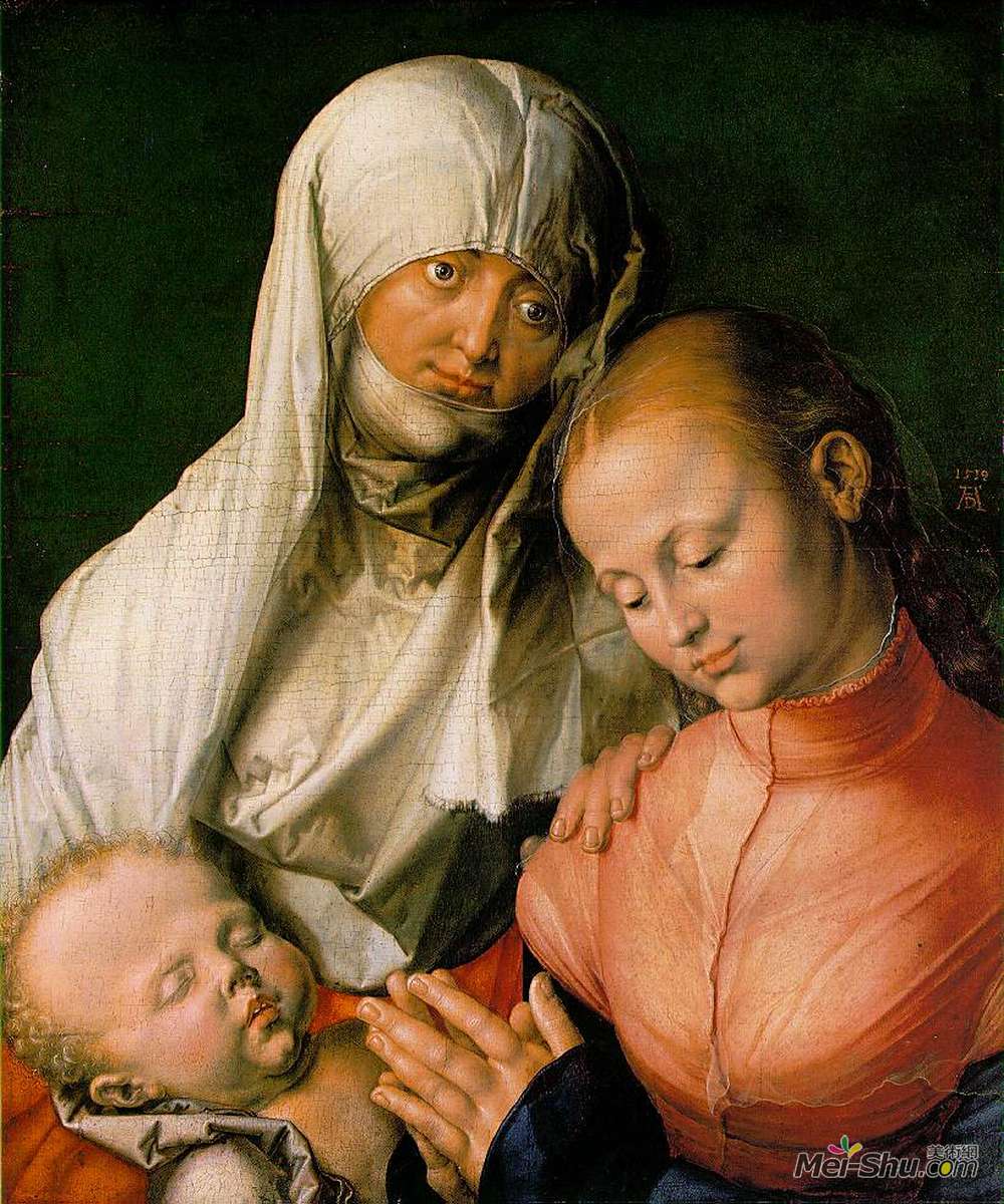 阿尔布雷希特·丢勒(Albrecht Durer)高清作品《圣母子与圣安妮》