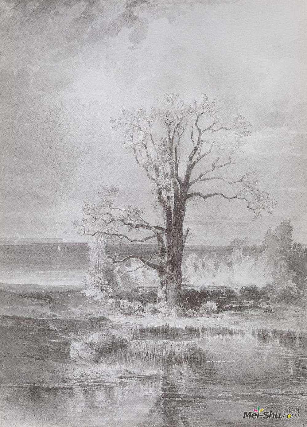 阿列克谢·孔德拉季耶维奇·萨伏拉索夫(Aleksey Savrasov)高清作品《秋景》