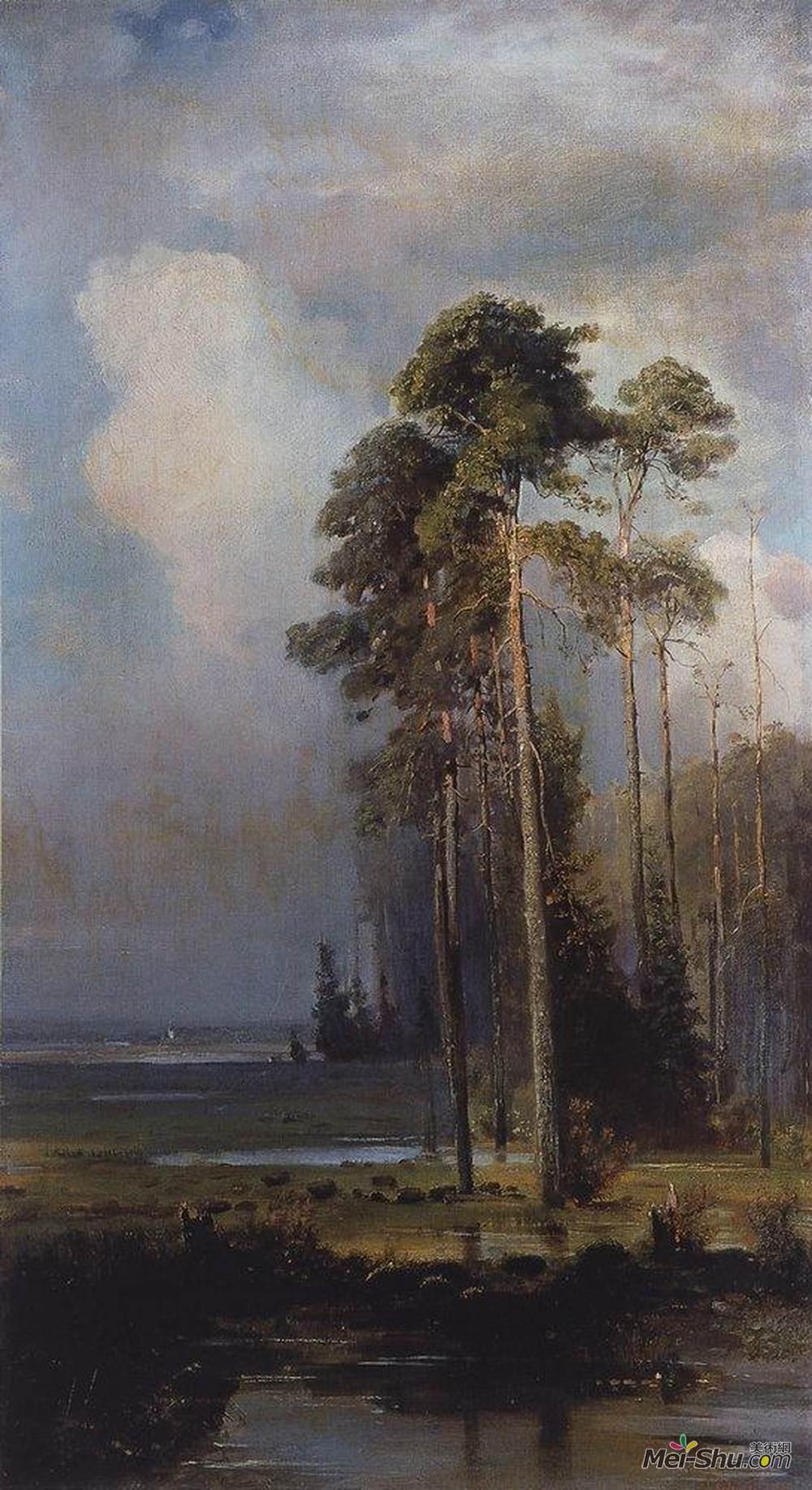 阿列克谢·孔德拉季耶维奇·萨伏拉索夫(Aleksey Savrasov)高清作品《秋天。索科尔尼基》