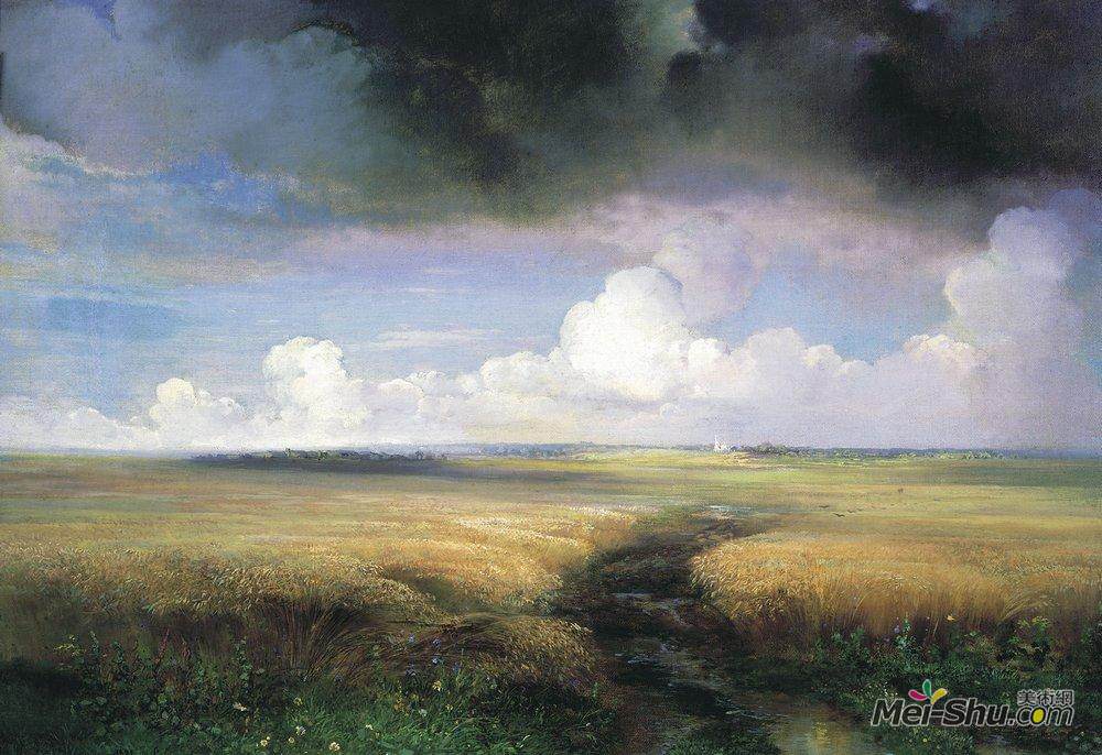 阿列克谢·孔德拉季耶维奇·萨伏拉索夫(Aleksey Savrasov)高清作品《黑麦》