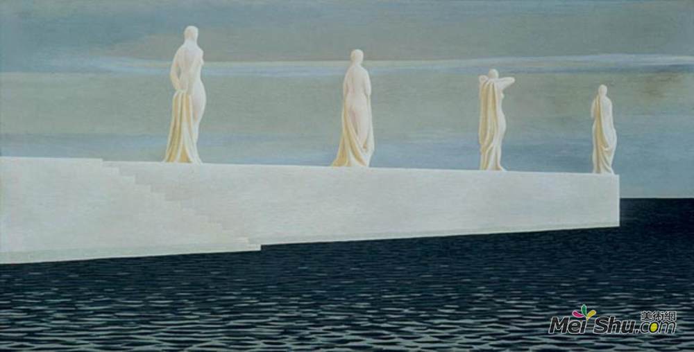 科尔维尔(Alex Colville)高清作品《图我们码头炉》