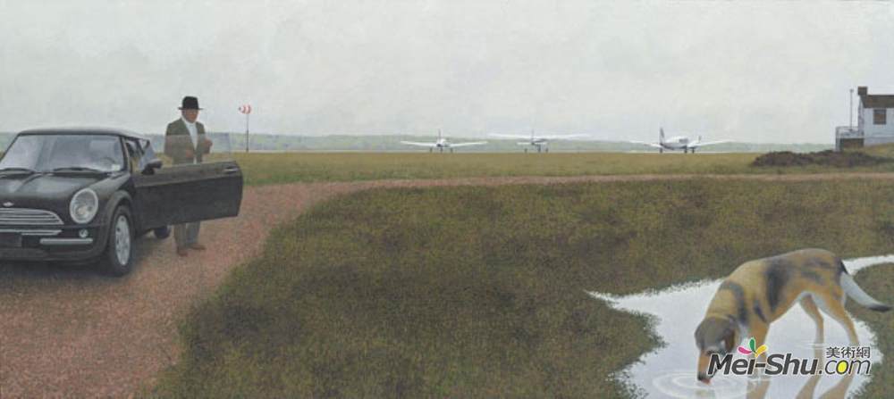 科尔维尔(Alex Colville)高清作品《沃特维尔》