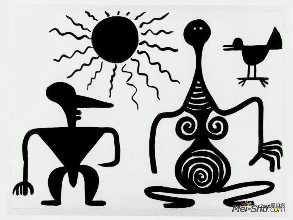 亚历山大·考尔德(Alexander Calder)高清作品《黑色的成分》