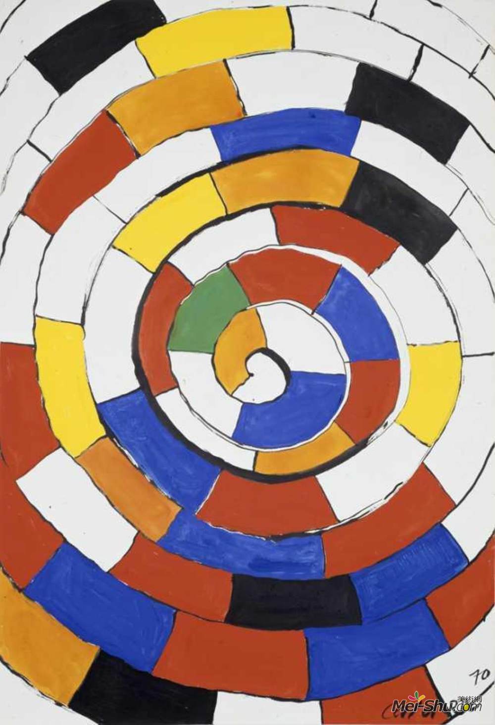 亚历山大·考尔德(Alexander Calder)高清作品《螺旋形的》