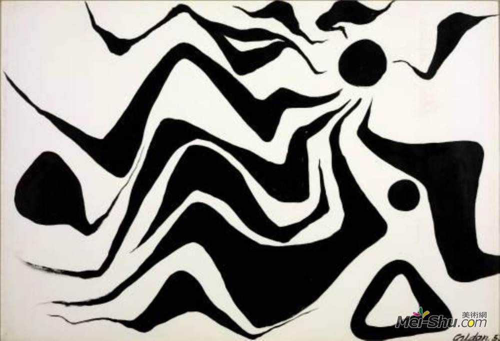 亚历山大·考尔德(Alexander Calder)高清作品《黑色太阳》