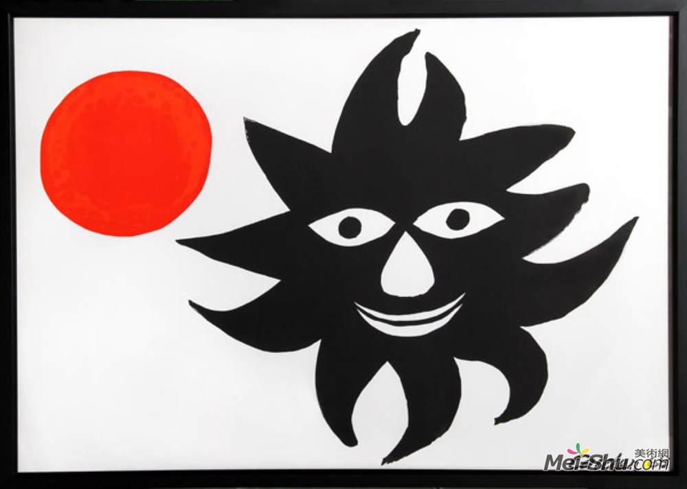 亚历山大·考尔德(Alexander Calder)高清作品《红太阳》