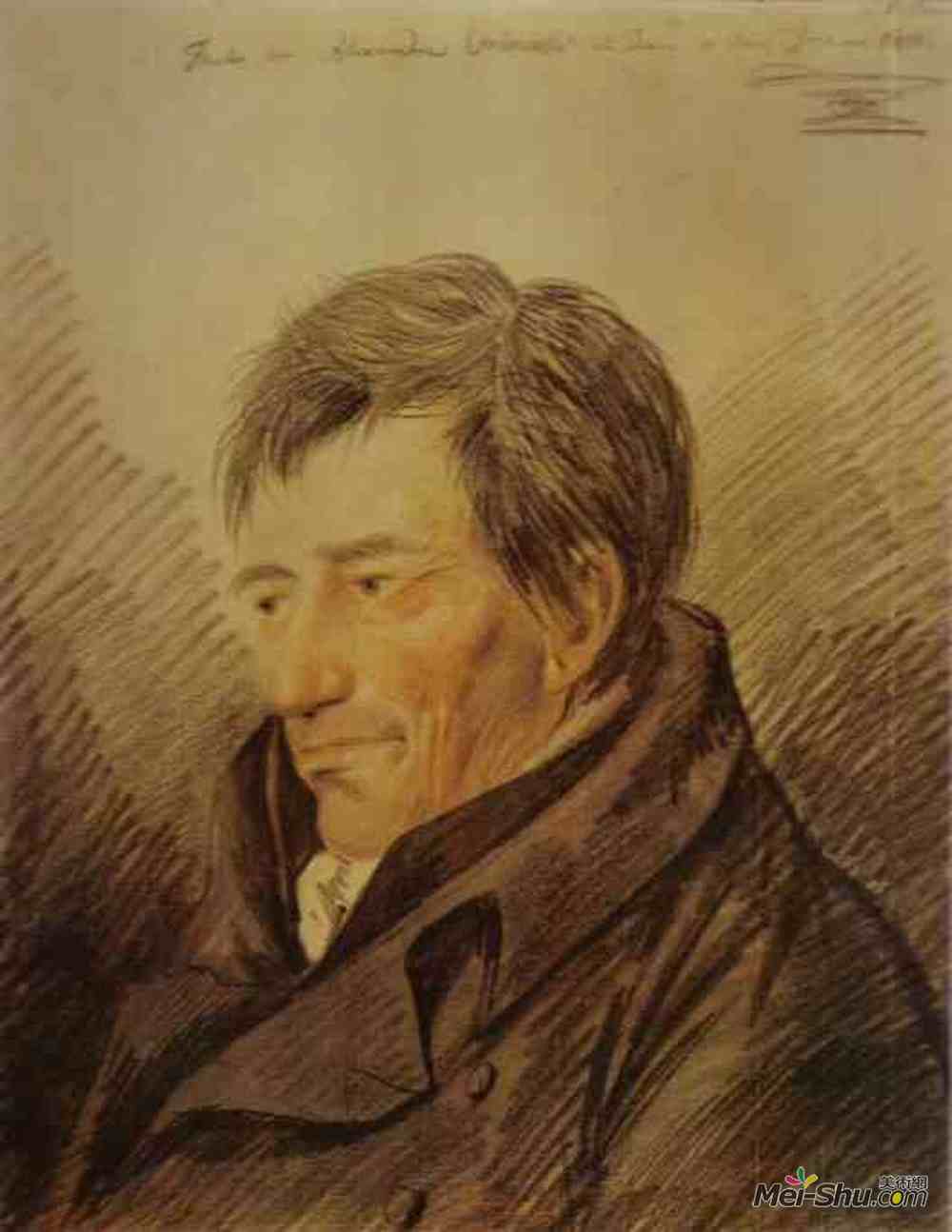 亚力山大奥洛夫斯基(Alexander Orlowski)高清作品《意大利作曲家穆齐奥克伦滕肖像》