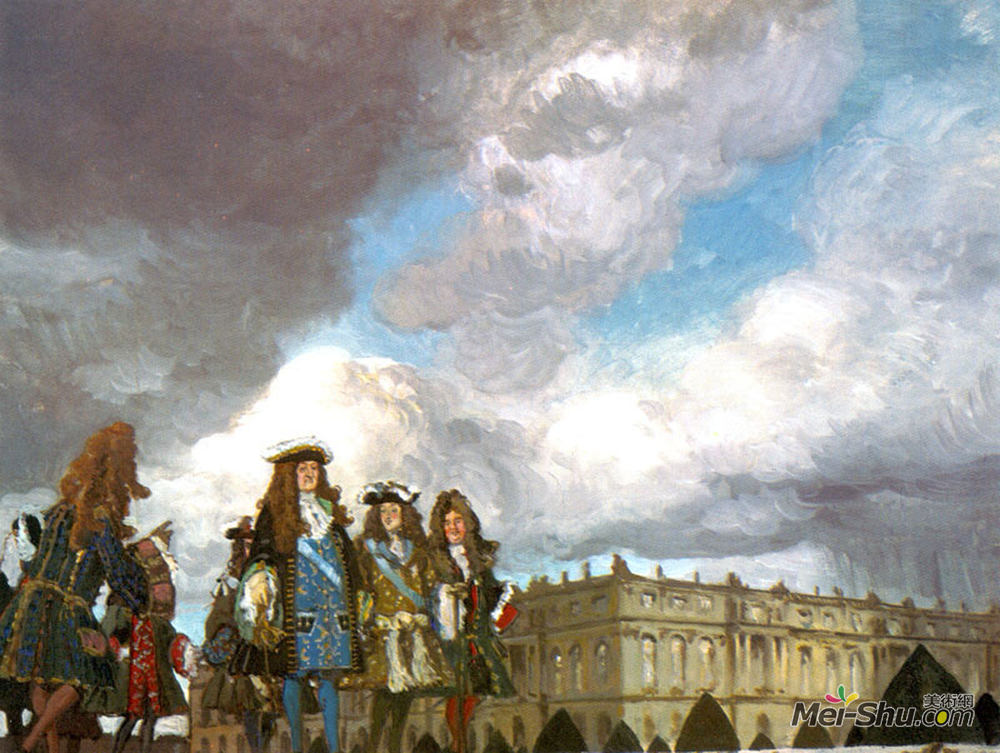 亚历山大·班耐瓦(Alexandre Benois)高清作品《国王》