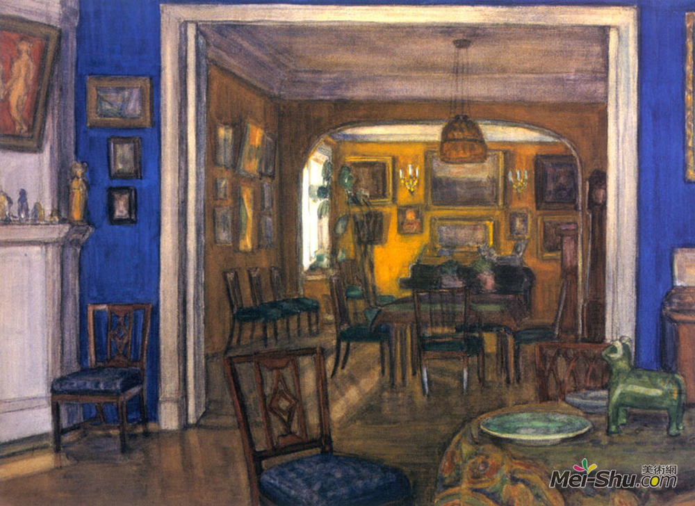 亚历山大·班耐瓦(Alexandre Benois)高清作品《交织》