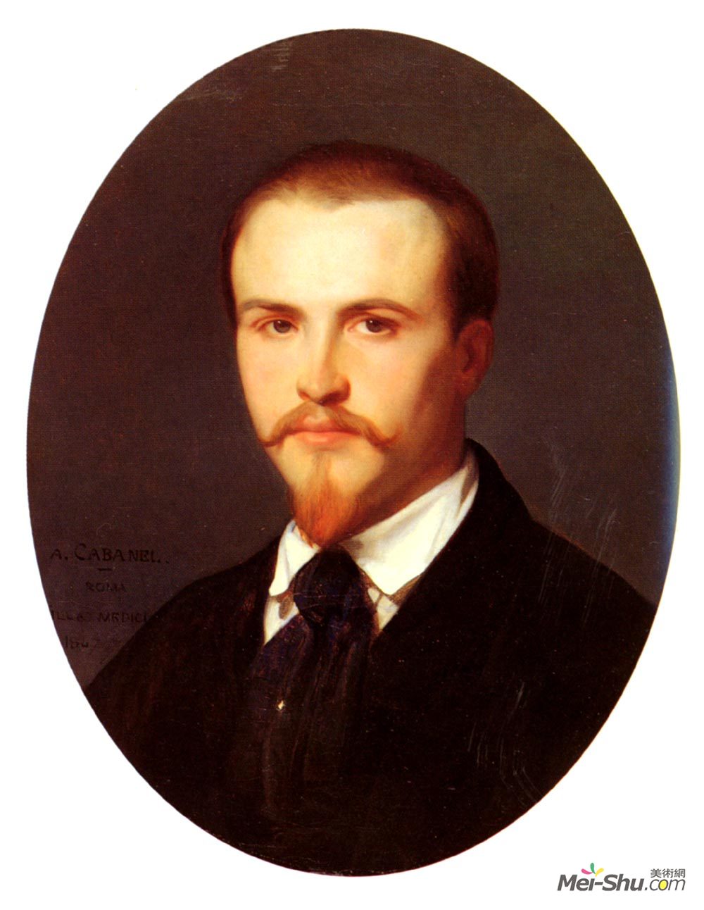 亚历山大·卡巴内尔(Alexandre Cabanel)高清作品《自画像》