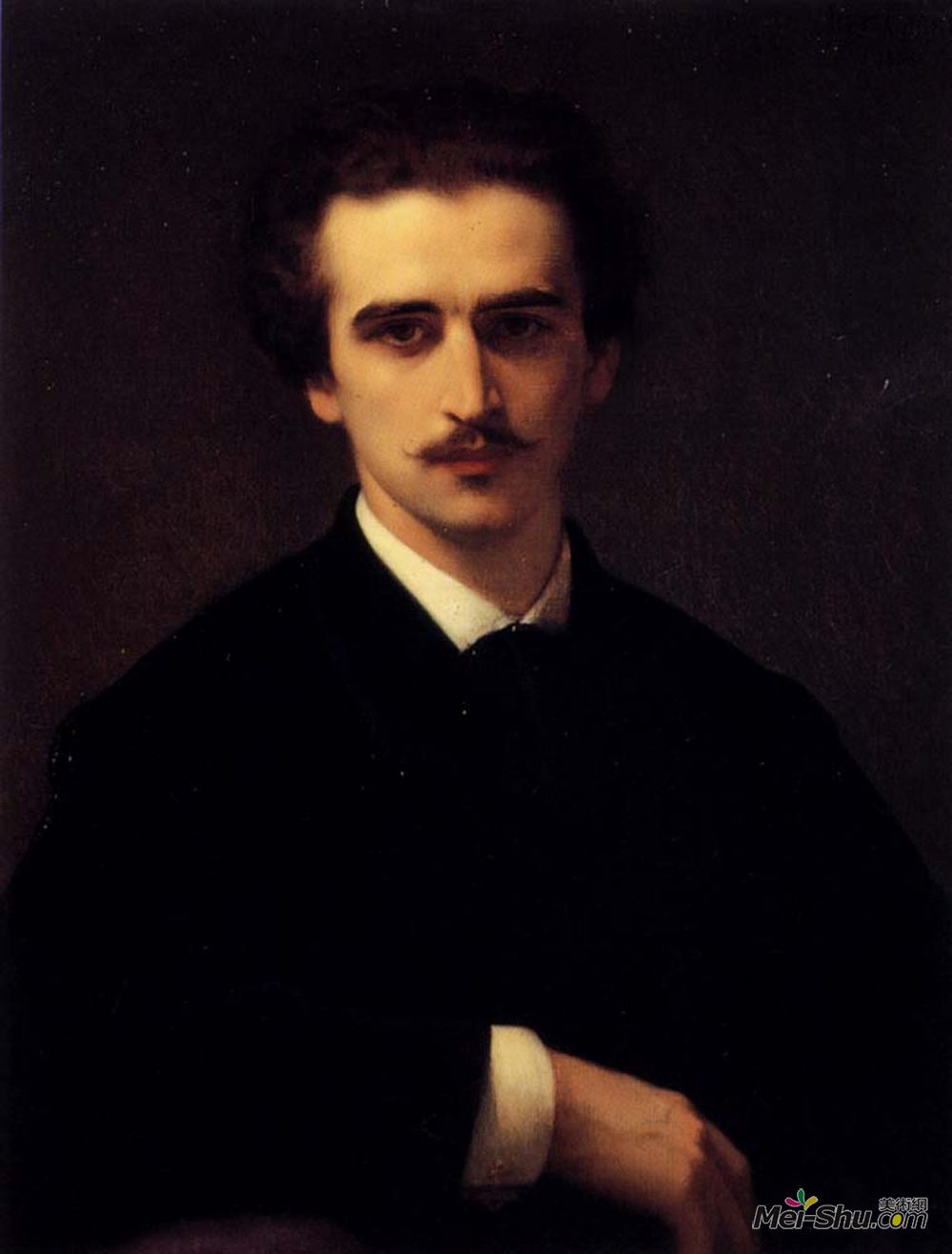 亚历山大·卡巴内尔(Alexandre Cabanel)高清作品《Portrait of Prince K.A. Gorchakov》