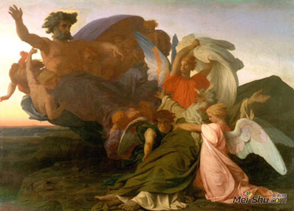 亚历山大·卡巴内尔(Alexandre Cabanel)高清作品《摩西之死》